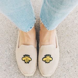 Soludos Bees Beaded Mule